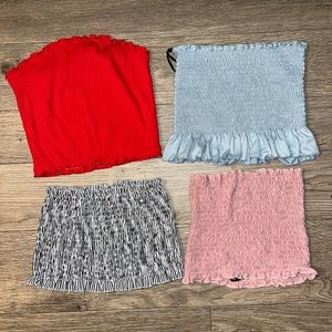 Tube top lot sizes XS-S